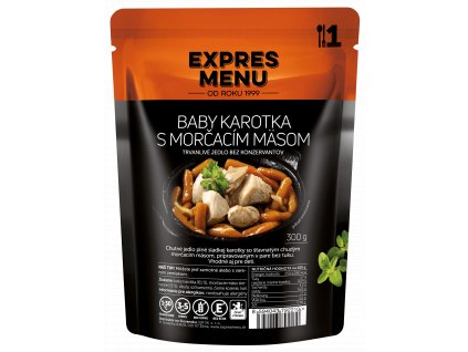 Morčacie mäso s  mrkvou 300 g