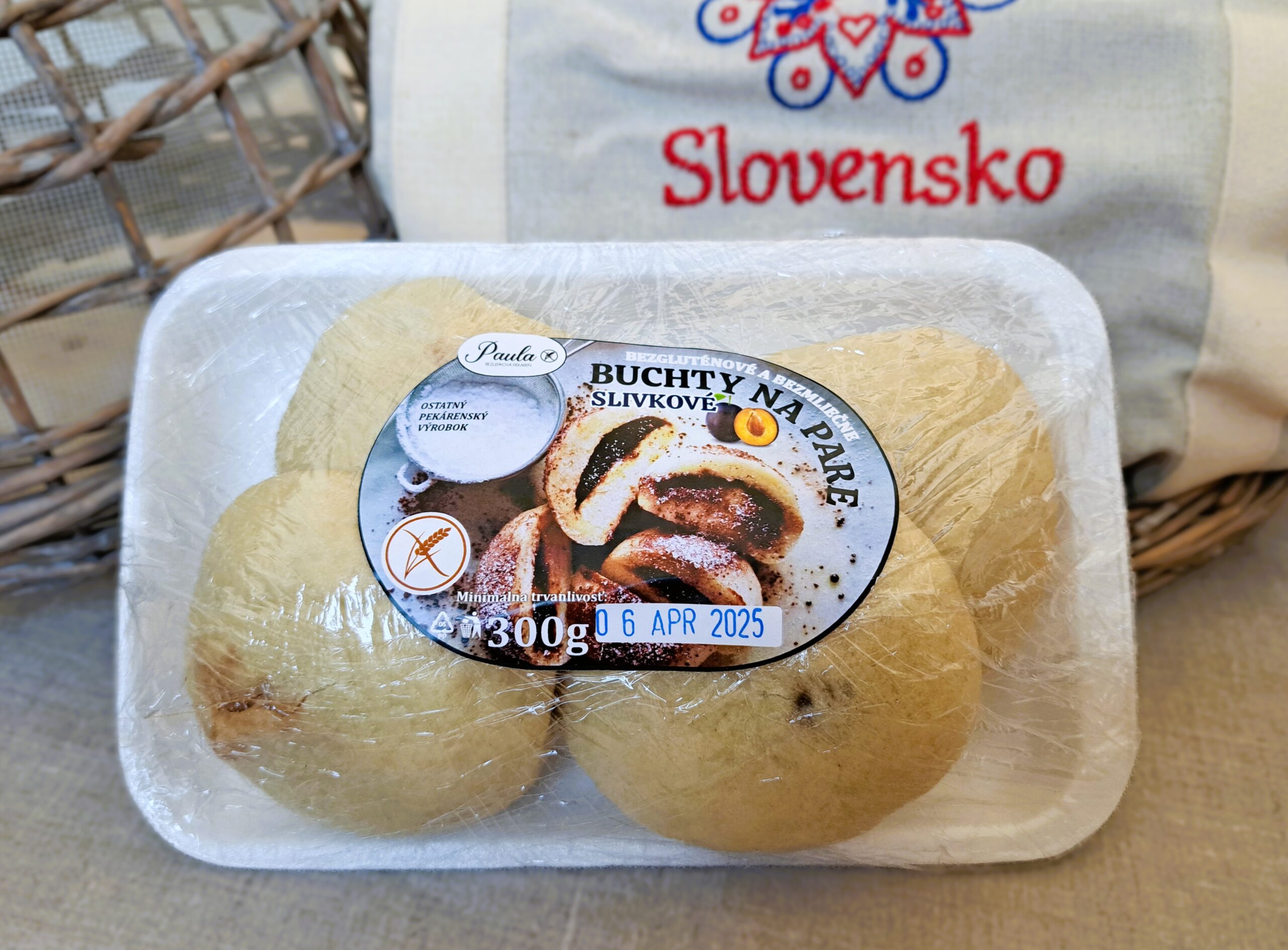 Parené buchty Bezgluténové, Bezmliečne 300g