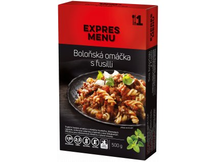 Bolonská omáčka s fusilli 1 porcie 