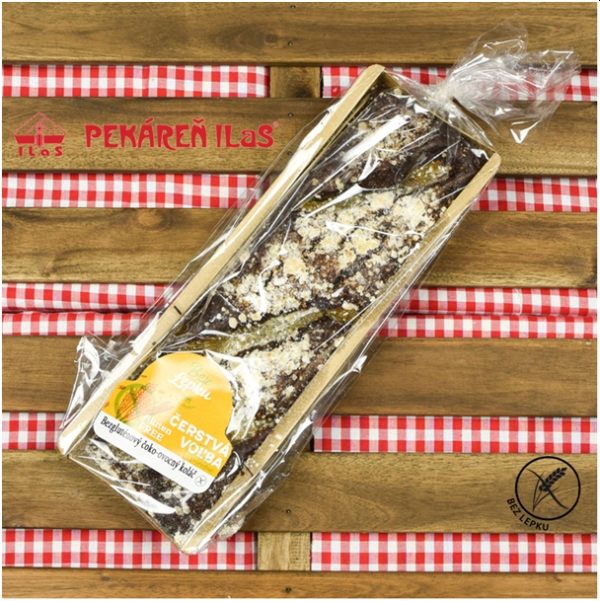 Bezgluténový čoko-ovocný koláč 150g